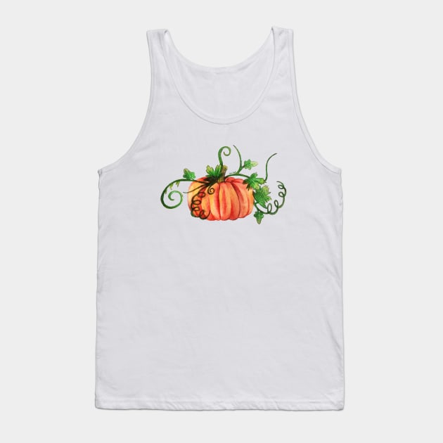 Pumpkin Tank Top by JessiLeigh